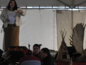 Candy hosting the Gala